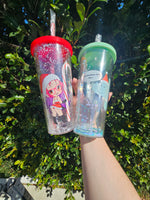 Ashy Anne Christmas Glitter Tumblers