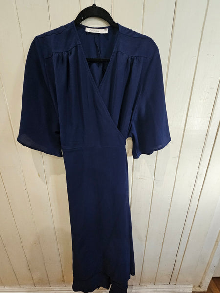 LPD - Size 14 Mandy Wrap Dress - Navy