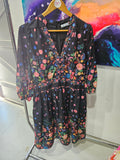 LPD - Size 14 Black and Floral Dress Unworn No Tags A4