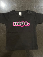 CLEARANCE Ashy Anne PINK NOPE Infant/Kids Shirt