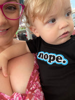 CLEARANCE Ashy Anne BLUE NOPE Infant/Kids Shirt